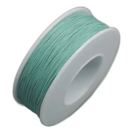 Turquoise stitching thread